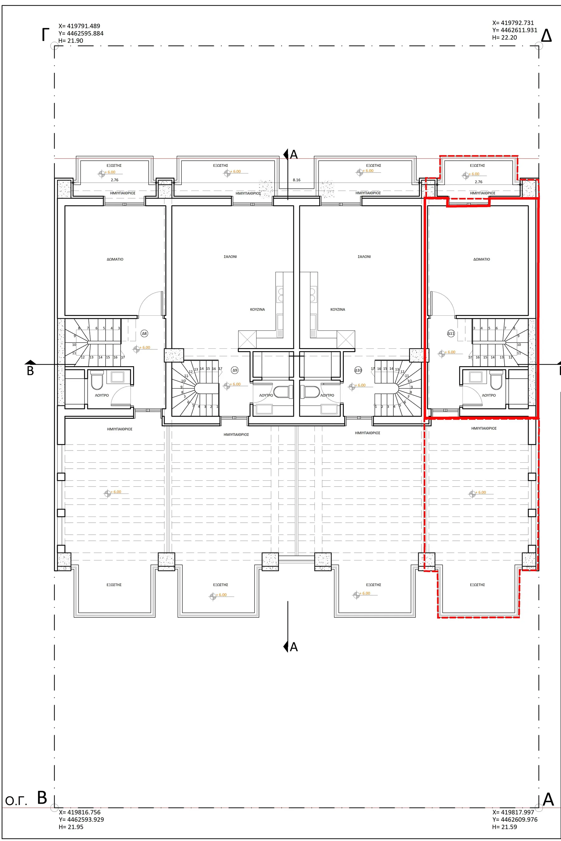 Планировка квартиры RGC-011 D-045, ЖК «Каллиопа»