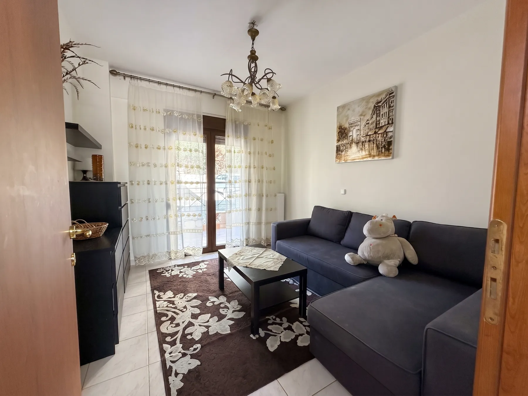 Гостиная зона отдыха — квартира 60 м², Неа Калликратия