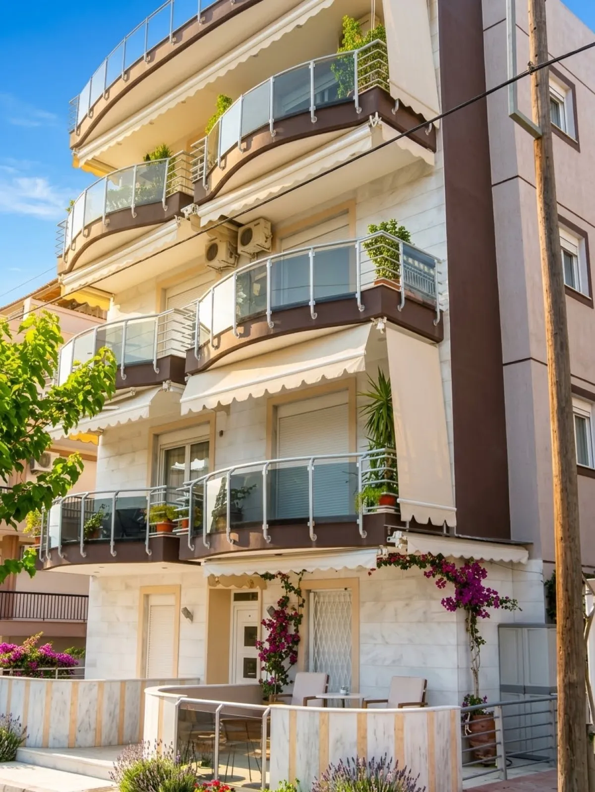 Фасад дома — квартира 67,94 м², Неа Калликратия